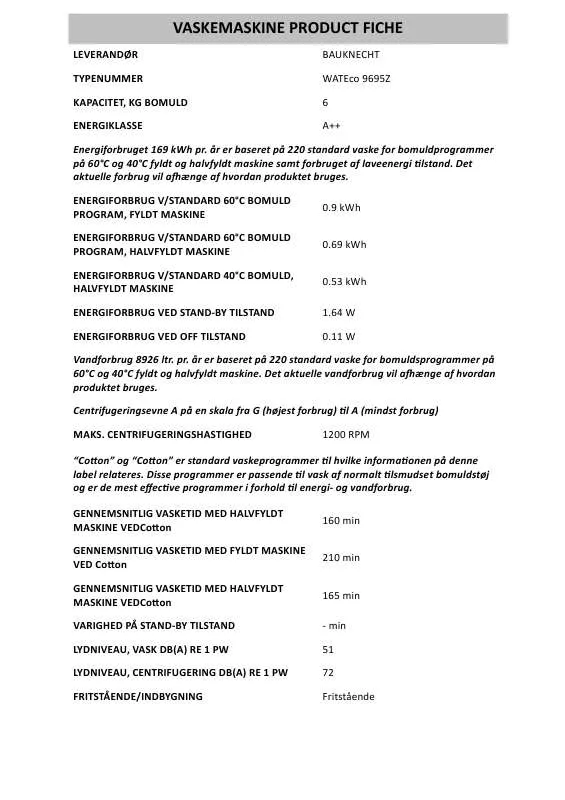 Mode d'emploi WHIRLPOOL AWECO 7520