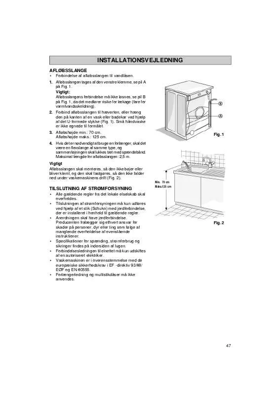 Mode d'emploi WHIRLPOOL AWM 246/5