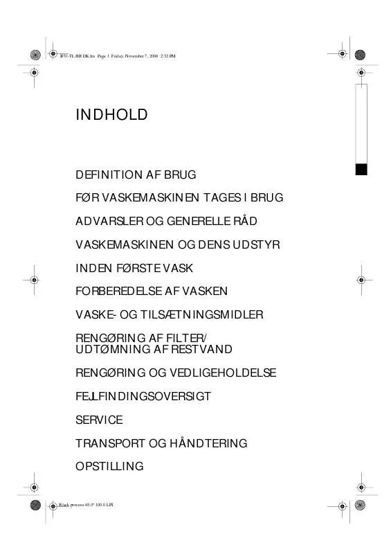 Mode d'emploi WHIRLPOOL AWT 5208