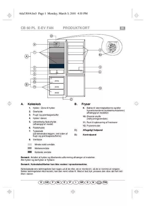 Mode d'emploi WHIRLPOOL CFS 656 S AL