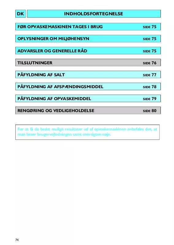 Mode d'emploi WHIRLPOOL DWF 405 B (000,270,47)