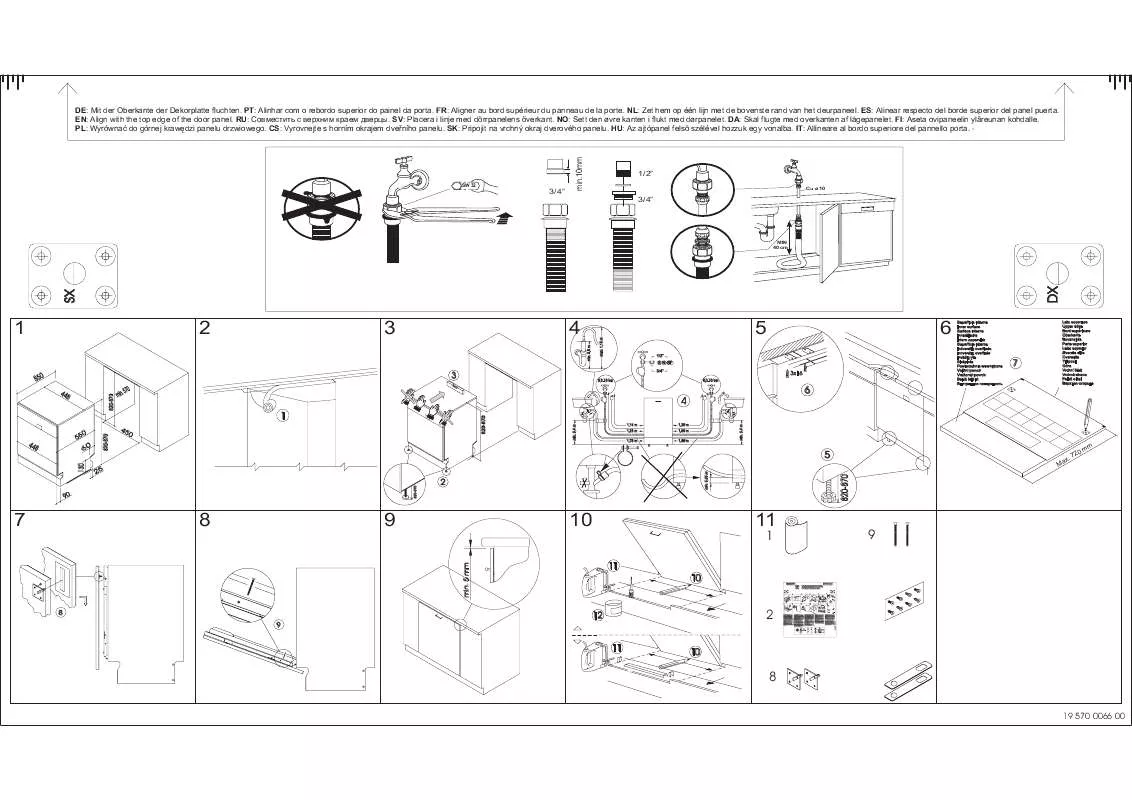 Mode d'emploi WHIRLPOOL DWF 447 W