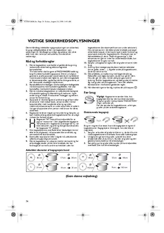 Mode d'emploi WHIRLPOOL ETI 6730/IN