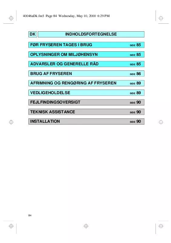 Mode d'emploi WHIRLPOOL GKMT 2949