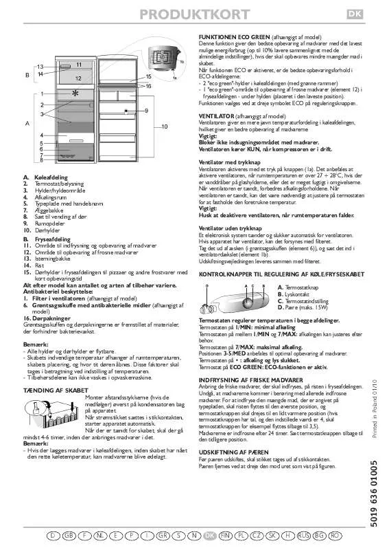 Mode d'emploi WHIRLPOOL KD 310 A IO