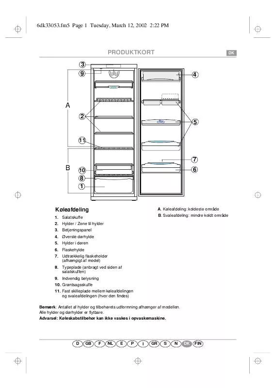 Mode d'emploi WHIRLPOOL KRVA 3809