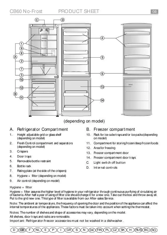 Mode d'emploi WHIRLPOOL TFN 1630-IB NF