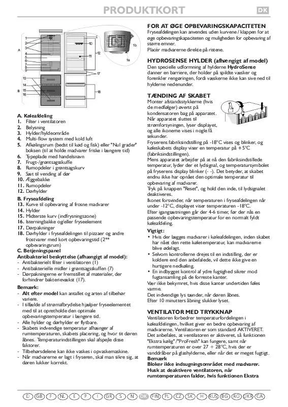 Mode d'emploi WHIRLPOOL WBC40692 A NFCX