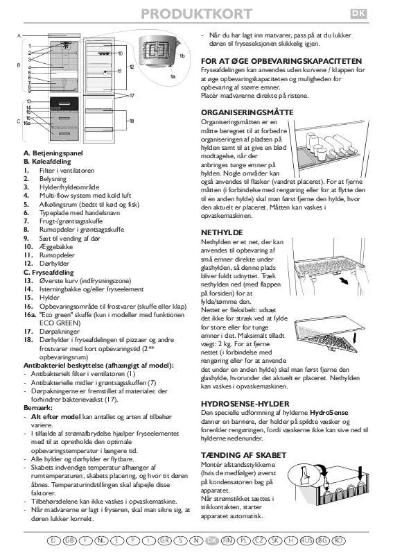 Mode d'emploi WHIRLPOOL WBE3622 NFWF