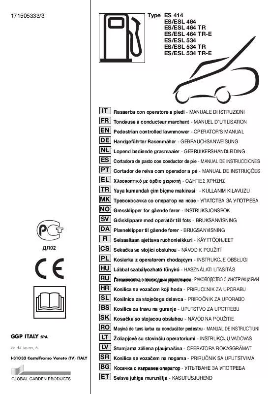 Mode d'emploi WINNY ES 464 TR