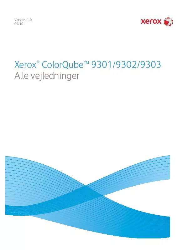 Mode d'emploi XEROX COLORQUBE 9300