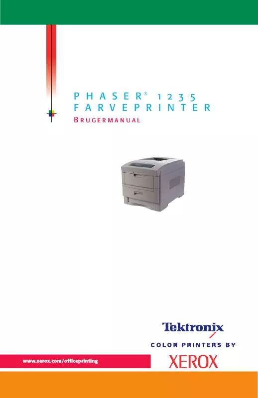 Mode d'emploi XEROX PHASER 1235