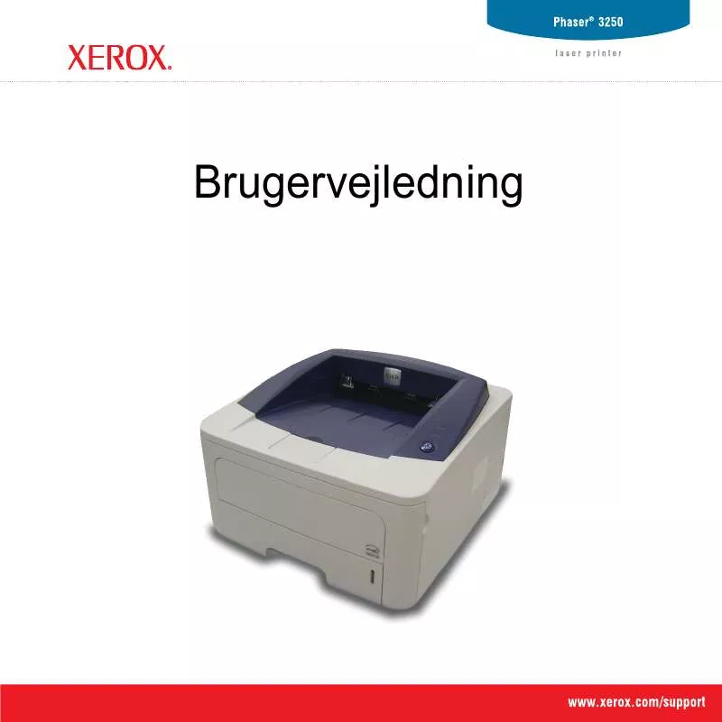 Mode d'emploi XEROX PHASER 3250