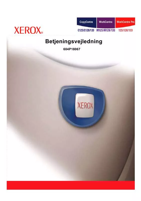 Mode d'emploi XEROX WORKCENTRE M128