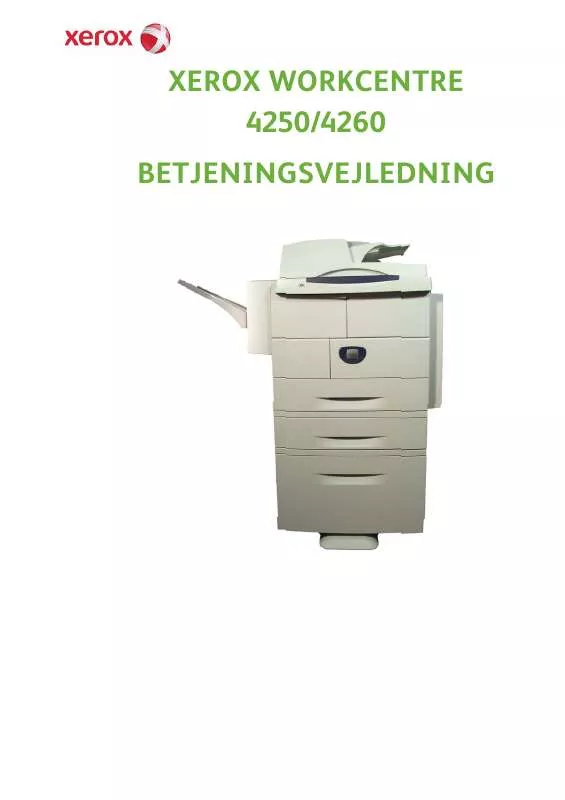 Mode d'emploi XEROX WORKCENTRE 4250