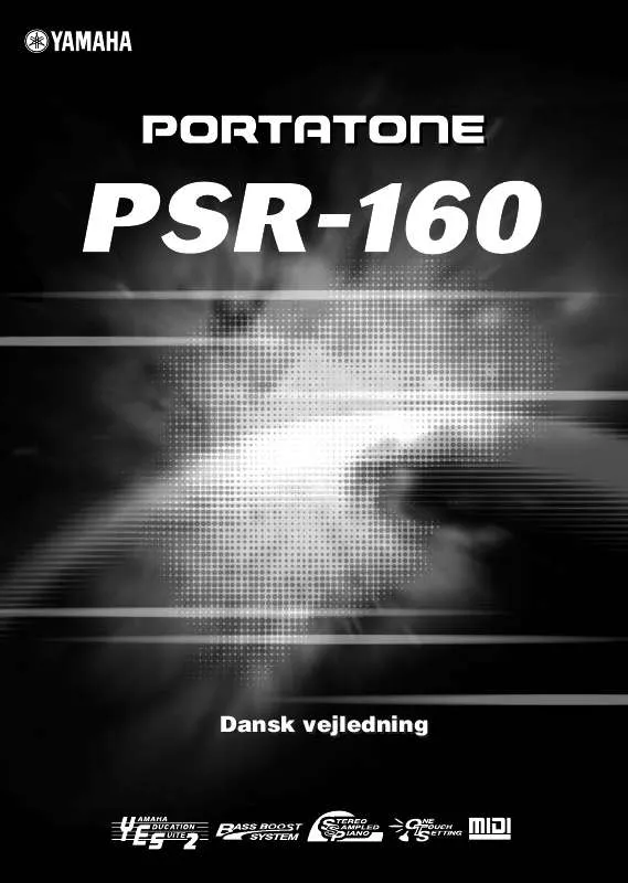 Mode d'emploi YAMAHA PSR-160