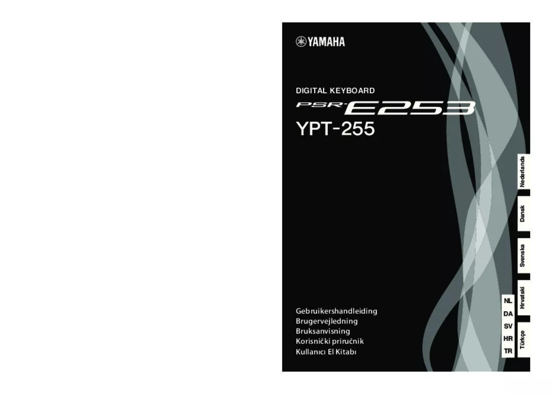 Mode d'emploi YAMAHA PSR-E253/YPT-255