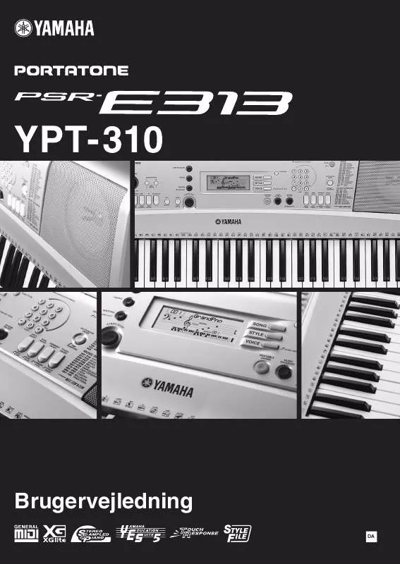 Mode d'emploi YAMAHA PSR-E313 YPT-310