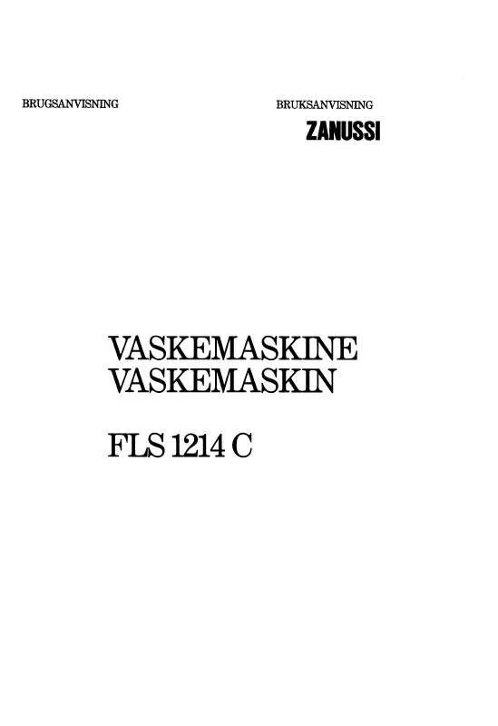 Mode d'emploi ZANUSSI FLS1214C