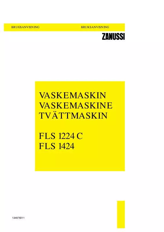 Mode d'emploi ZANUSSI FLS1224C