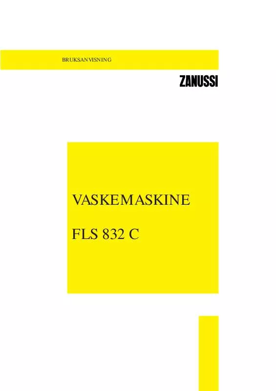 Mode d'emploi ZANUSSI FLS832C