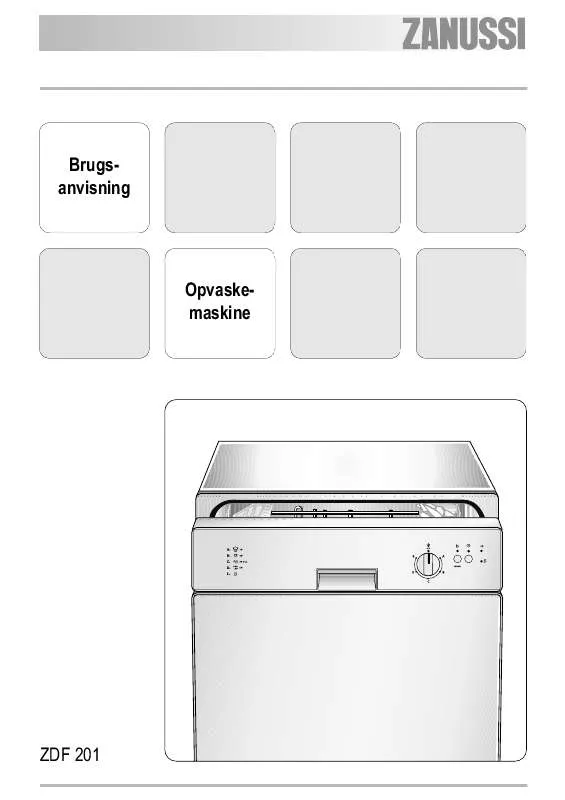 Mode d'emploi ZANUSSI ZDF201X