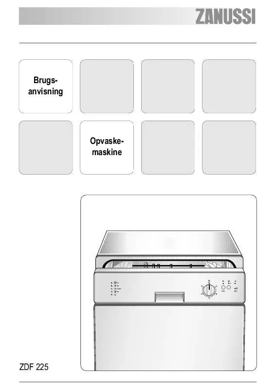 Mode d'emploi ZANUSSI ZDF225