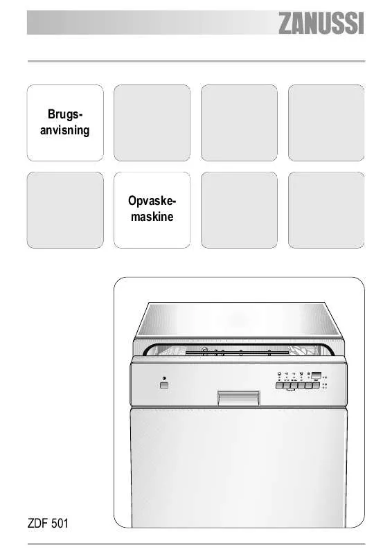 Mode d'emploi ZANUSSI ZDF501