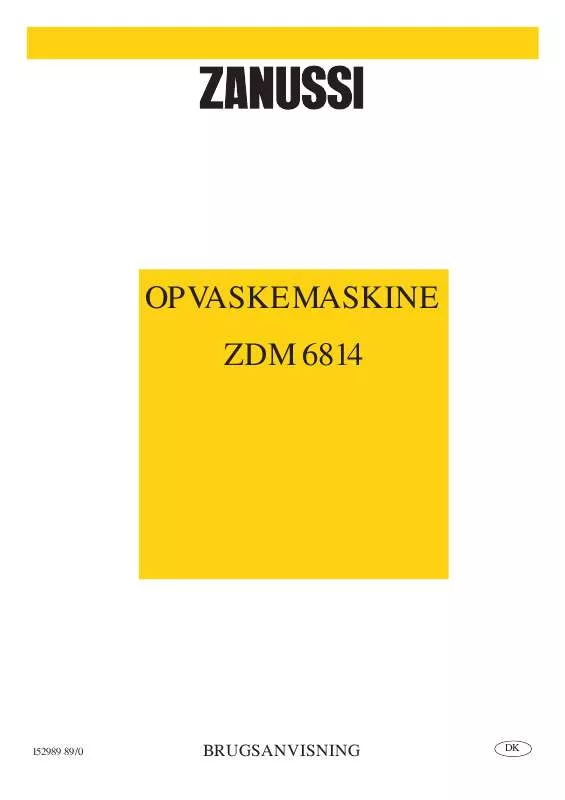 Mode d'emploi ZANUSSI ZDM6814W