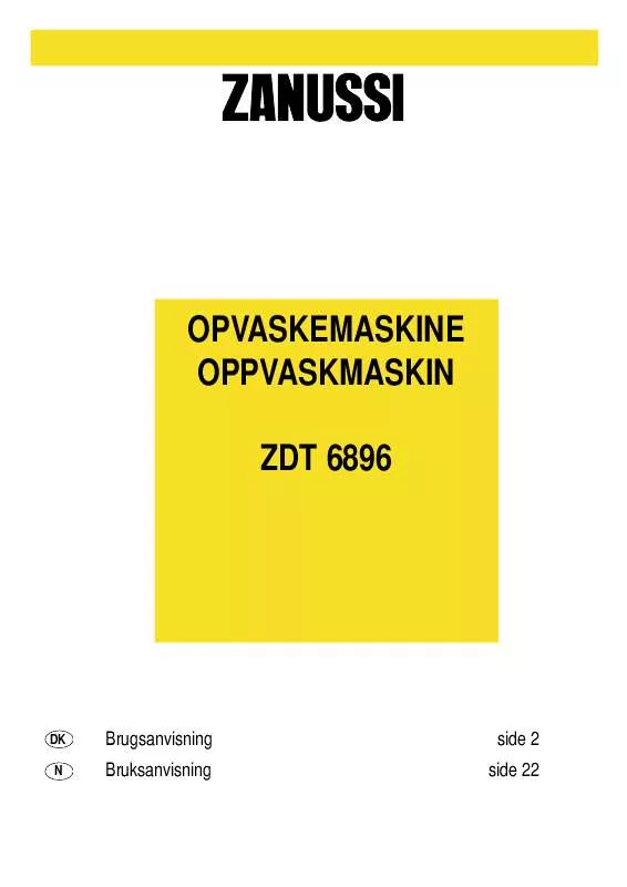 Mode d'emploi ZANUSSI ZDT6896