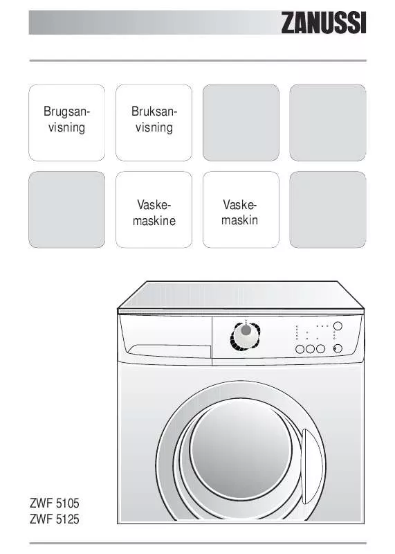 Mode d'emploi ZANUSSI ZWF5105