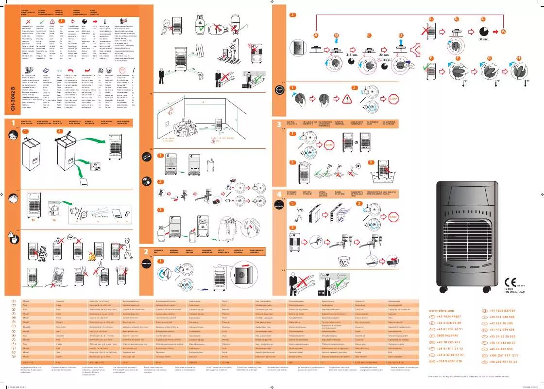 Mode d'emploi ZIBRO GH-3042B