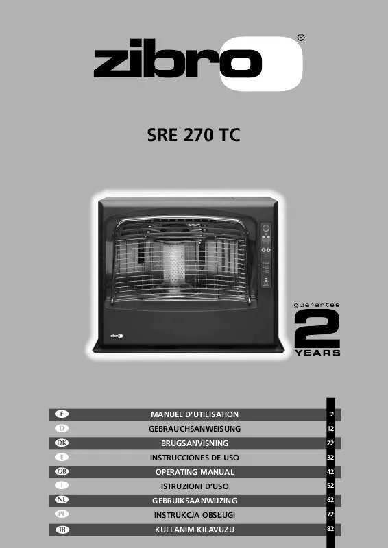 Mode d'emploi ZIBRO SRE 270 TC