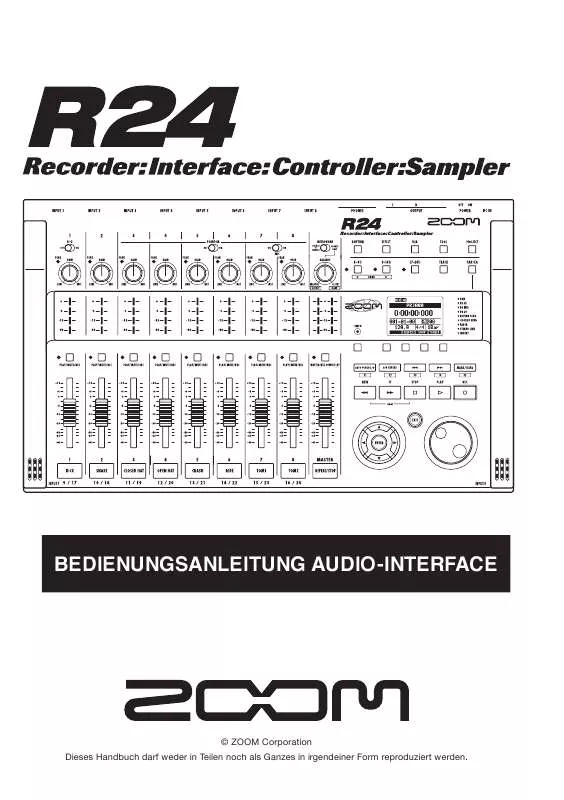 Mode d'emploi ZOOM R24